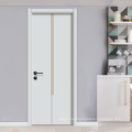 GO-H1020 Red Oak Solid Wooden Door White Puerta Moderna Color Blanco Puerta moderna